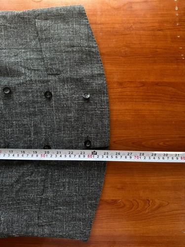 SuitSupply Pierre gilet gilet doppiopetto puro cotone grigio taglia US 40R - Foto 17 di 17