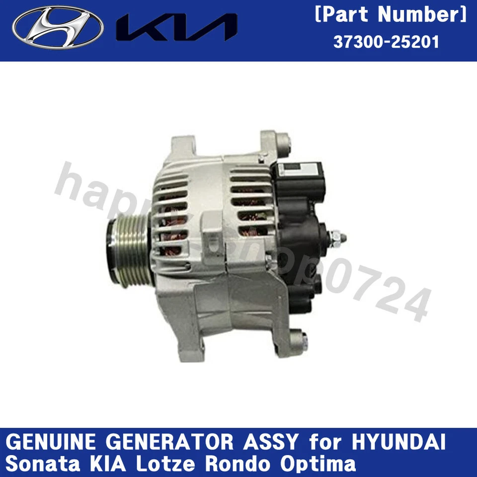 CONJUNTO GENERADOR ORIGINAL 3730025201 para HYUNDAI Sonata KIA Lotze Rondo Optima Foto 3 de 3