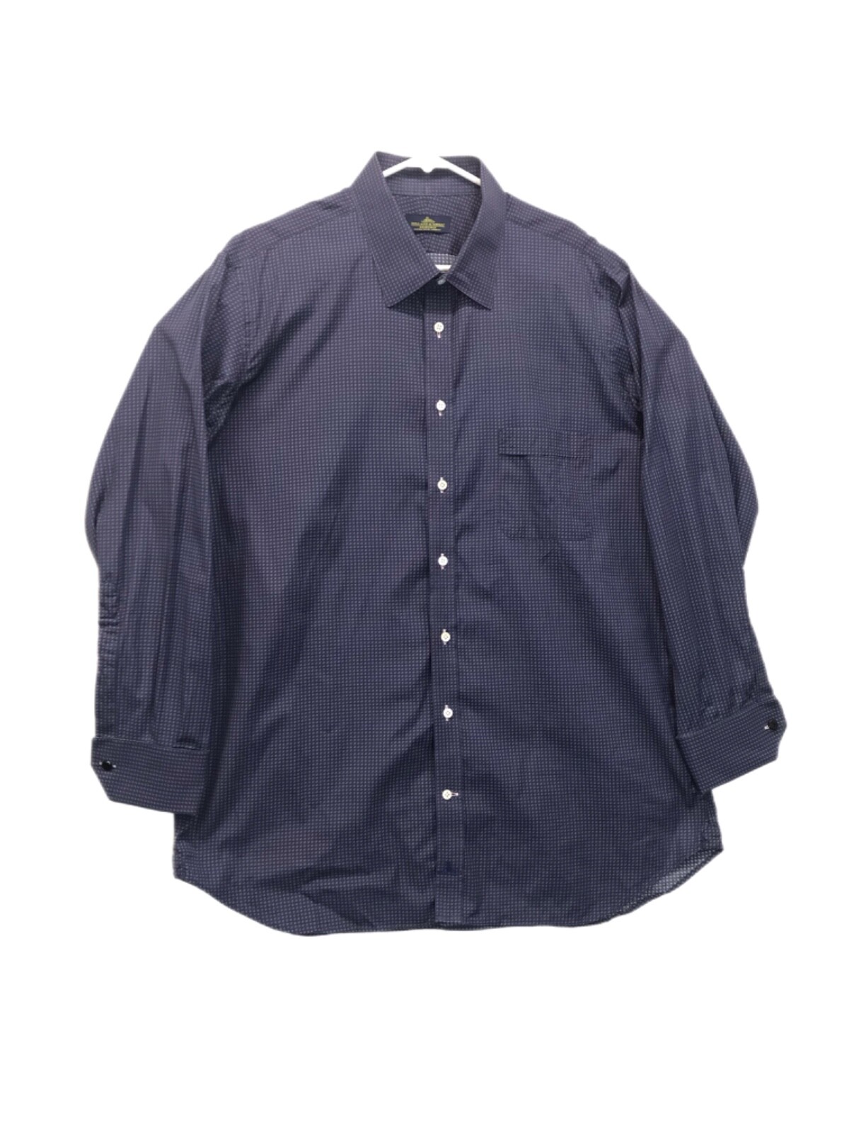 FILA Camicia elegante Holland Sherry uomo XL su misura Savile Row manica lunga polsino francese