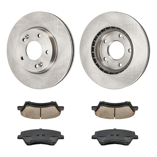 Rotores de disco delanteros 280 mm para Hyundai Elantra 1,4 L 2,0 L 17-20 + pastillas de freno de cerámica - Imagen 9 de 14