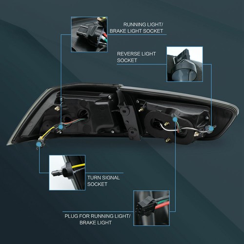 LED Rückleuchten für Mitsubishi Lancer / EVO X 2008-2020 Dynamische Links&Rechts - Afbeelding 8 van 8