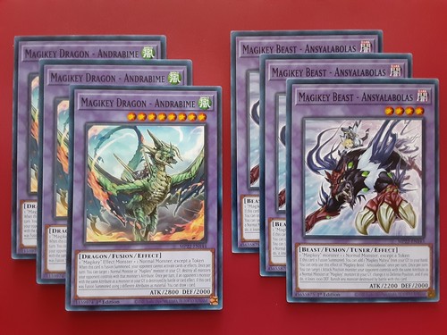 Yugioh Magikey Deck 52 Card Maftea World Duo Complete Budget Tournament Ready NM - Picture 2 of 11