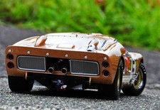 GT40 Ford Race Car Classic18Hot Rod Custom Built TIN Metal 1:12LARGE SCALE Model