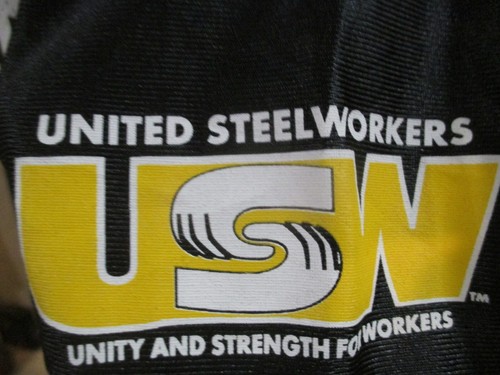 Barack Obama Pittsburgh Steelers Jersey Steel Blitz 2008 Steel Workers Small USW - Imagen 3 de 6
