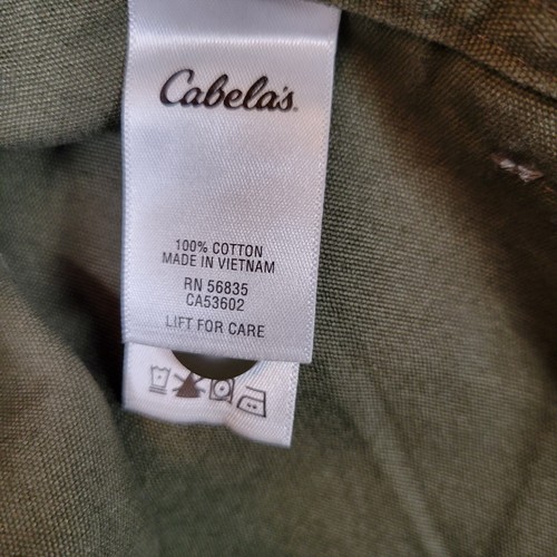 Cabela's Shorts Mens Size 46/9 Olive Green Multi-Pockets Hiking Outdoor Pants - Picture 14 of 18