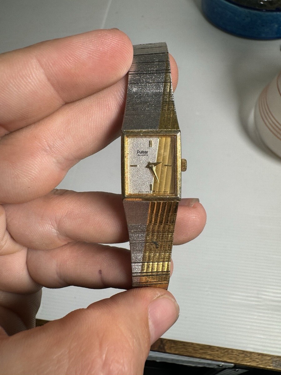 【美品】Pulsar Tank Vintage pulsar tank By Seiko 90s. | eBay UK