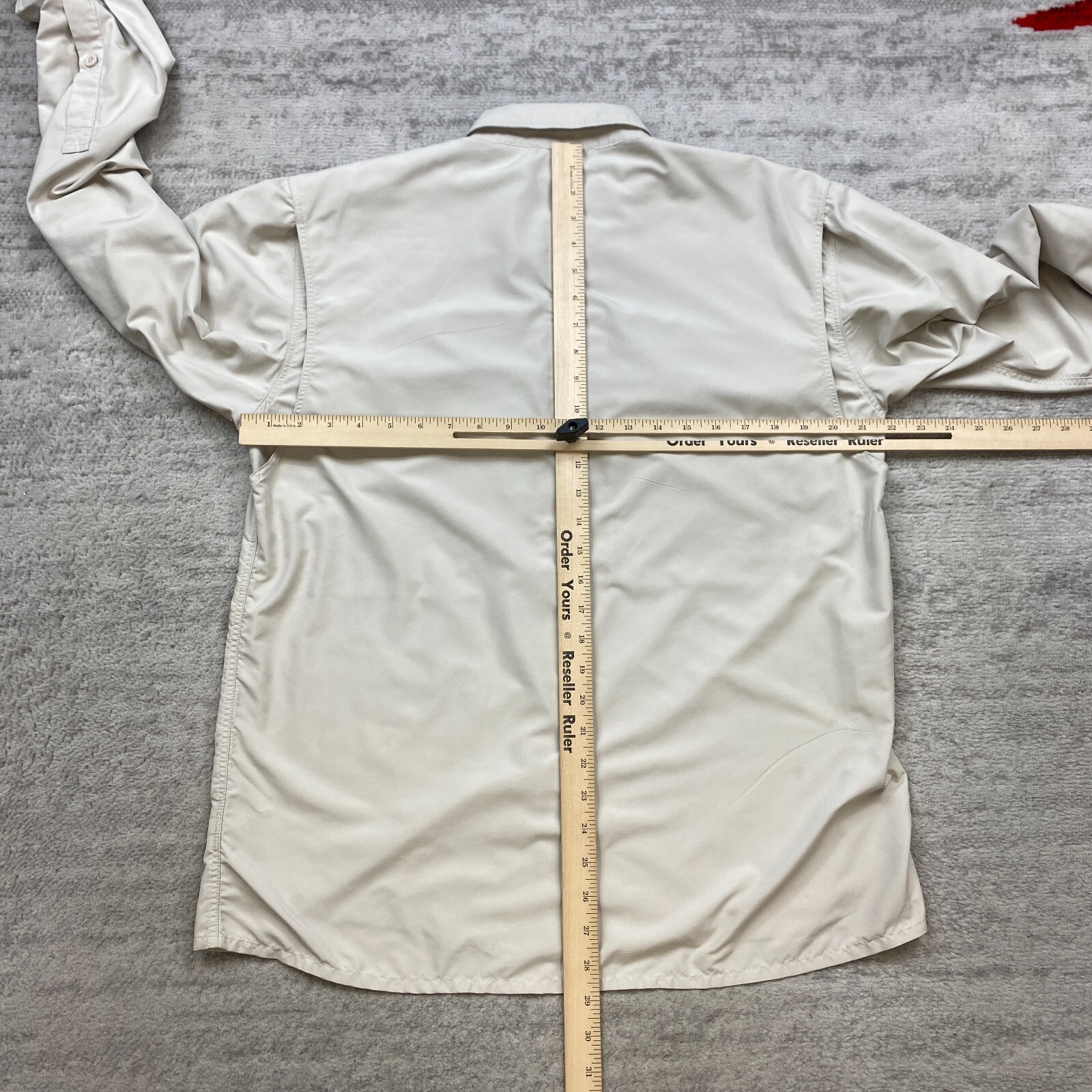 Simms Guide Series Button Up Shirt Medium Beige T… - image 10