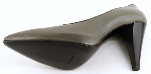 $625 PROENZA SCHOULER A1006 Stone Self Piping Leather Designer Pumps 10 EUR 41 - Picture 4 of 4