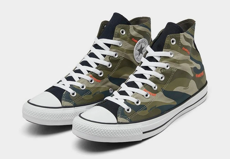 psykologisk indebære rækkevidde Converse Chuck Taylor 70 Hybrid Camo High Top Casual Shoes Olive/Orange Camo  #10 | eBay