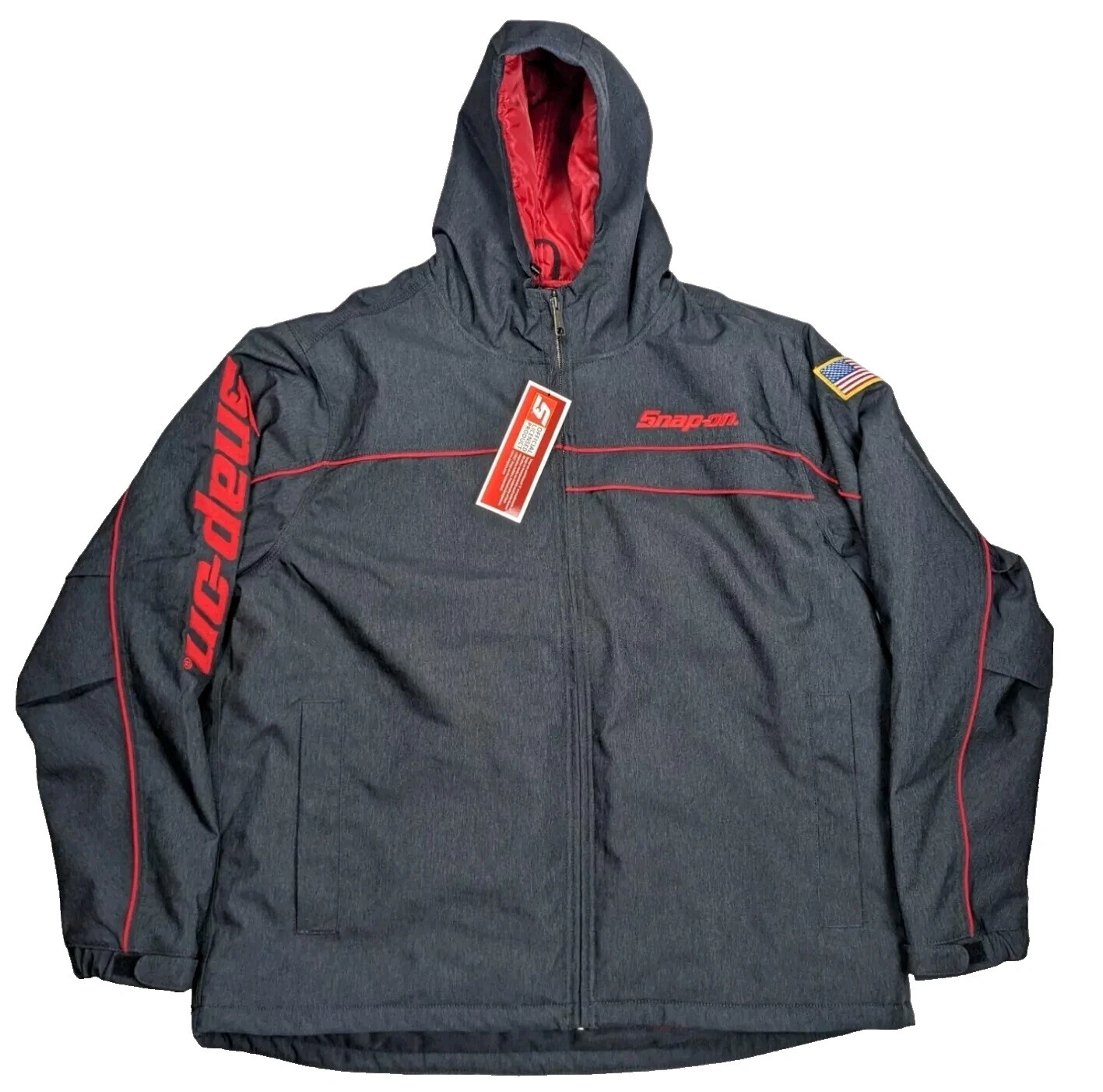 Abrigos, chaquetas y chalecos a presión para hombre con capucha