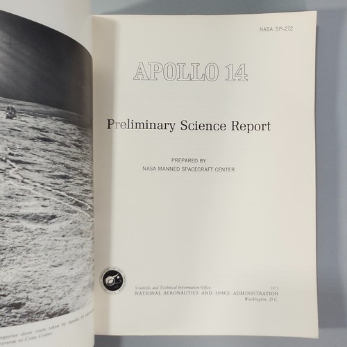 Apollo 14 Preliminary Science Report SP-272 NASA Manned Spacecraft Center 1971 - Picture 4 of 21