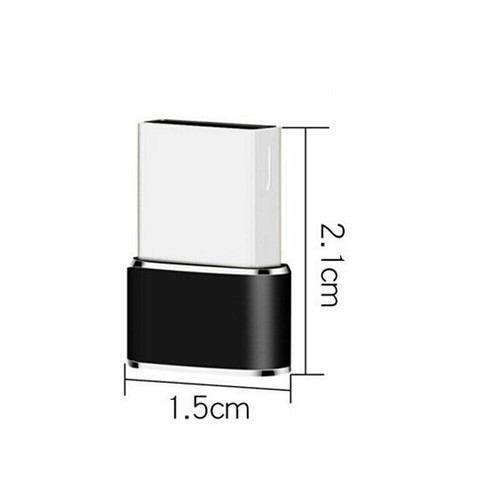 1/2/5Pcs Portable Type-C Female to USB Male Cable Adapter Connecter Converter D - Photo 6 sur 10