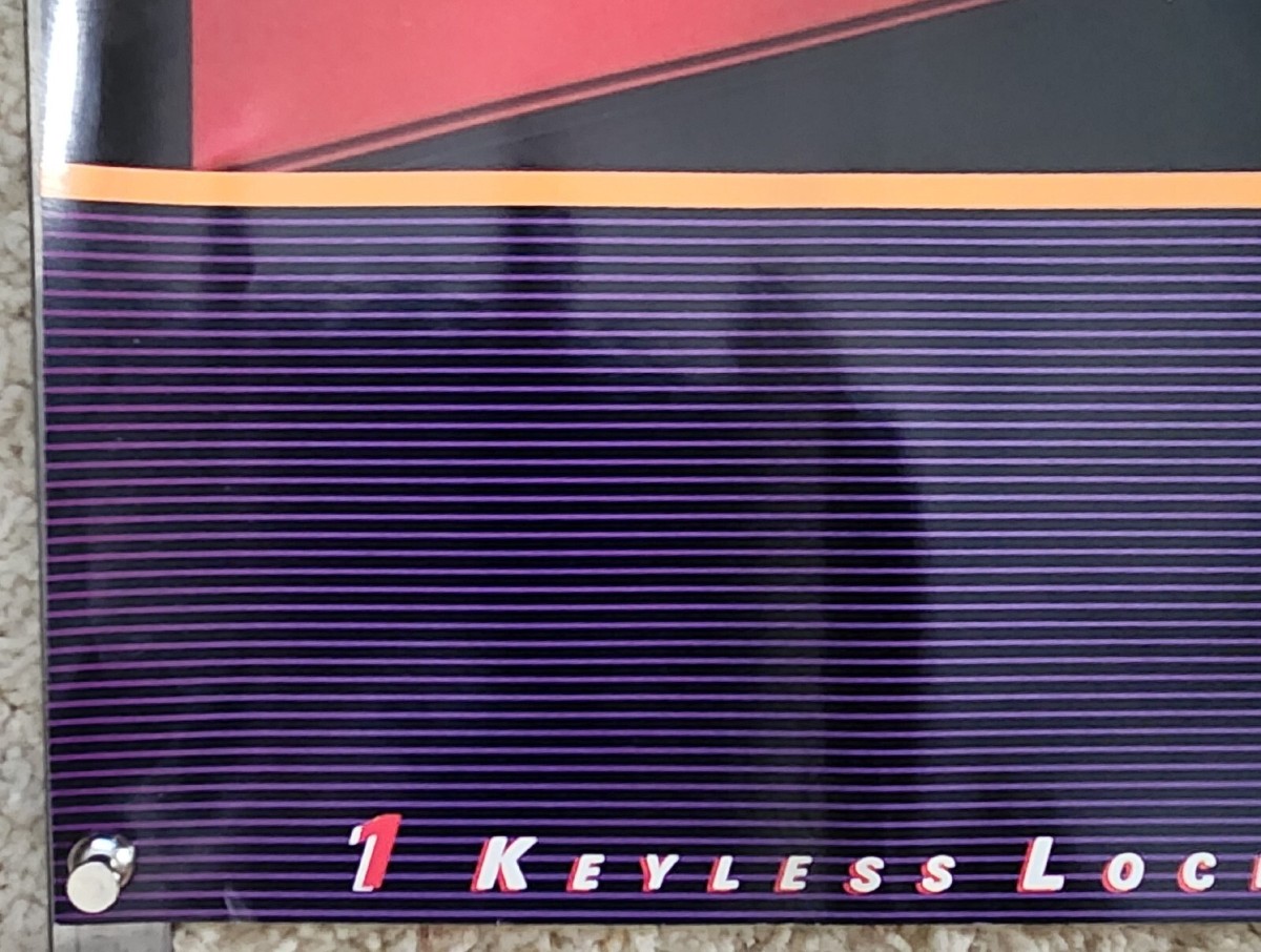 Snap-on Tools Advertising Poster 39x25 1989 Series 2000 Box