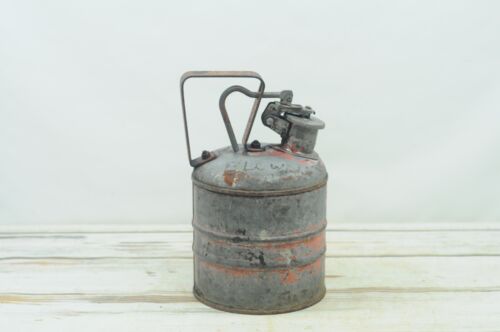*Vintage Justrite Oil Can Gas Can Vintage Industrial Decor - Bild 3 von 9
