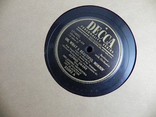 Oklahoma! Decca Records Album No.359 by Richard Rodgers 1943 78RPM 6x10" - Picture 10 of 23