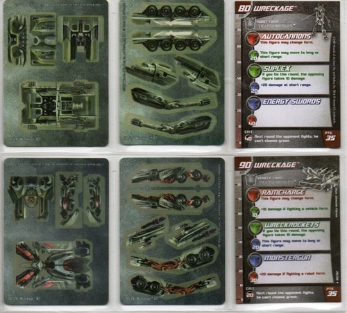 JUEGO DE CARTAS COLECCIONABLES TRANSFORMERS 3D Base & Energon Wars 3 juegos de modelos de cartas coleccionables - Imagen 31 de 65