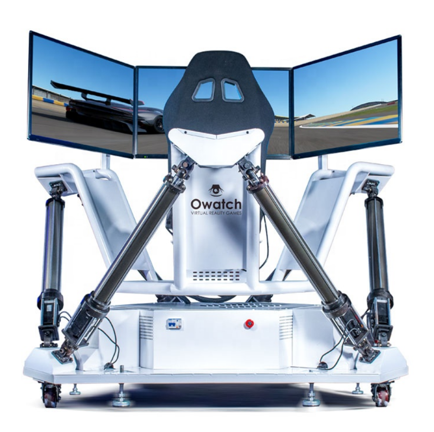 Commercial Grade Racing Simulators Commercial VR 3 Screen Car Racing Virtual Reality Simulator Arcade 9D ...