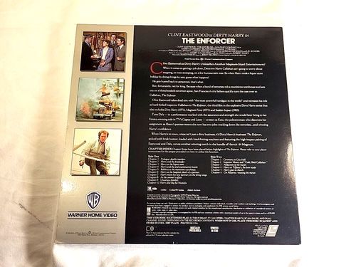 Clint Eastwood is Dirty Harry in *THE ENFORCER* / Laserdisc / Like New - Picture 3 of 4