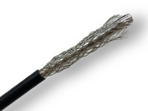 Cable coaxial aéreo coaxial de televisión digital satelital RG6 negro - 20 mtr de largo - Imagen 2 de 7