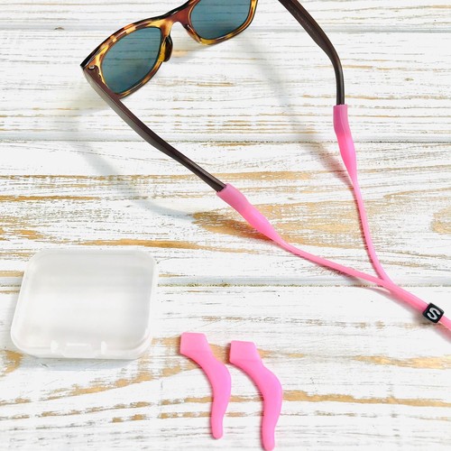 Gafas para niños correa silicona + gancho para la oreja soporte deportivo correa ajustable para gafas de sol - Imagen 18 de 48