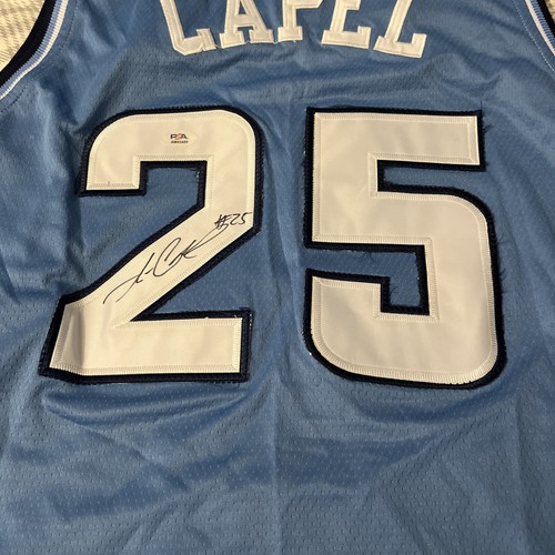 NORTH CAROLINA TAR HEELS- JASON CAPEL SIGNED AUTO JERSEY PSA COA BASKETBALL ACC - Picture 2 of 7