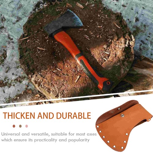Brown Leather Camp Axe/Hatchet Sheath Holster 7.9*5.5in - Picture 4 of 7