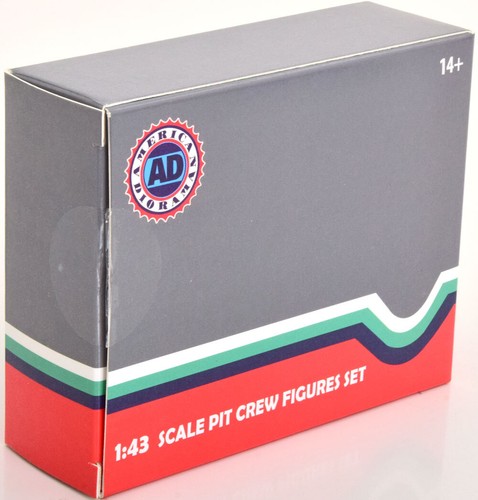 1:43 American Diorama Figuras Pit Crew Set 3 7 Figuras - Imagen 2 de 3