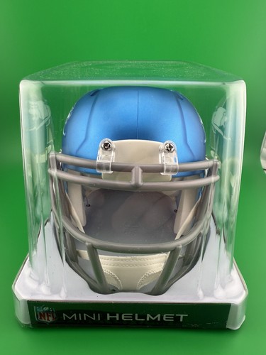 BARRY SANDERS SIGNED DETROIT LIONS ALTERNATE SPEED MINI HELMET BECKETT/SCHWARTZ - Picture 3 of 5