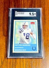 Peyton Manning 2004 Fleer Tradition #46🏈🏈🏈SGC 9.5 MT+🏈🏈Blue🏈🏈ThePennyGame