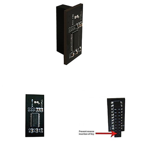 Module TPM 2.0 20 broches Plateforme approuvée Pour carte mère ASUS Windows 11 - Photo 4/7