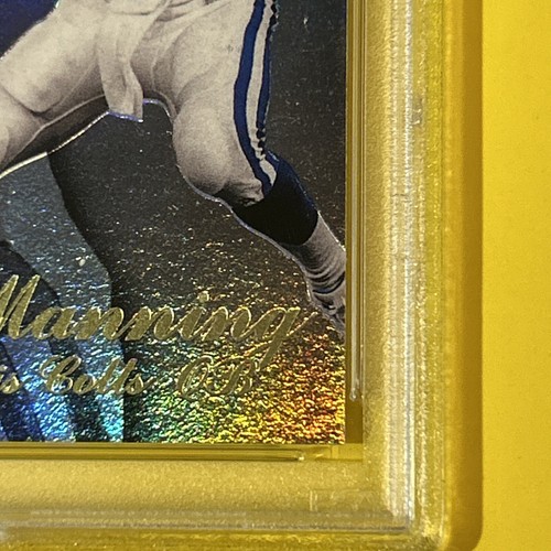 1998 Flair Showcase Peyton Manning Row 3 RC NM-MINT PSA 8 - Picture 5 of 6