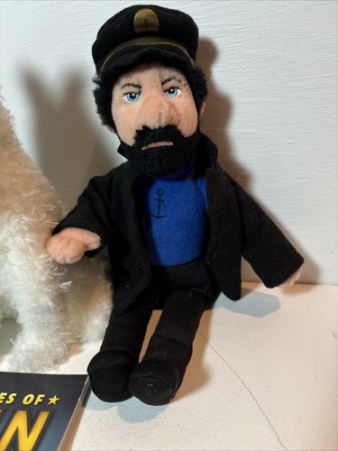 Ty Beanie Baby - TINTIN The Adventures 11 Inch And Captian Haddock & Snowy Book - Picture 2 of 13
