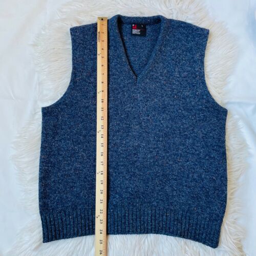 Vtg Sweater Vest Mens Large Wool V Neck USA Granpacore Robert Bruce Classic Dad - Picture 4 of 6