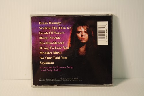 CRAIG GOLDY - INSUFFICIENT THERAPY CD VG Condition - Picture 2 of 3