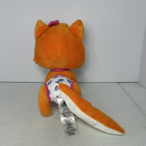Peluche Disney Store T.O.T.S. MIA Orange Kitty Cat Lovey 10" Tots - Imagen 4 de 5