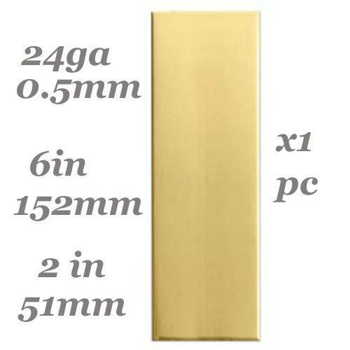 Brass Strip Cuff Bangle Bracelet Blanks for Metal Stamping 24ga Jewellery making - Picture 4 of 4