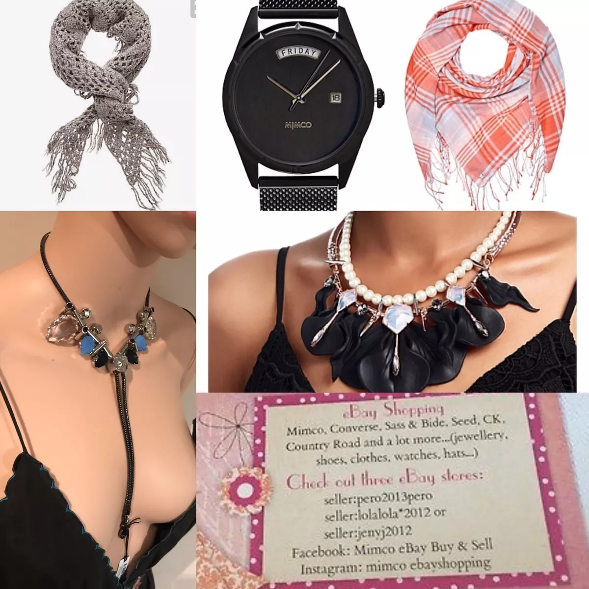 Rare Victorious Neck Rose Gold Black Mimco Choker Necklace Dust Bag