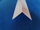 White Plastic Angle Corner Trim Protection 80mm x 80mm x 1 Metre