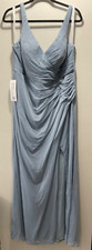 Womens Azazie Leandra Dusty Blue dress Size A16 NWT