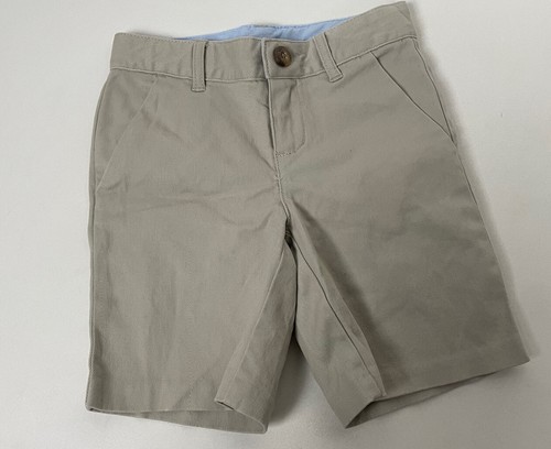 NWT Gymboree Boy Tan Khaki Dress Uniform Shorts Holiday Boy 6 Slim New - Picture 2 of 7