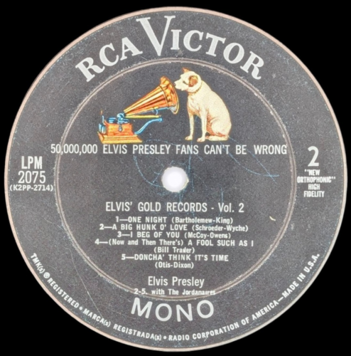 Elvis Presley – 50M Elvis Fans Can't Be Wrong LPM 2075, MONO, Reissue, US, 1963 - Picture 2 of 18