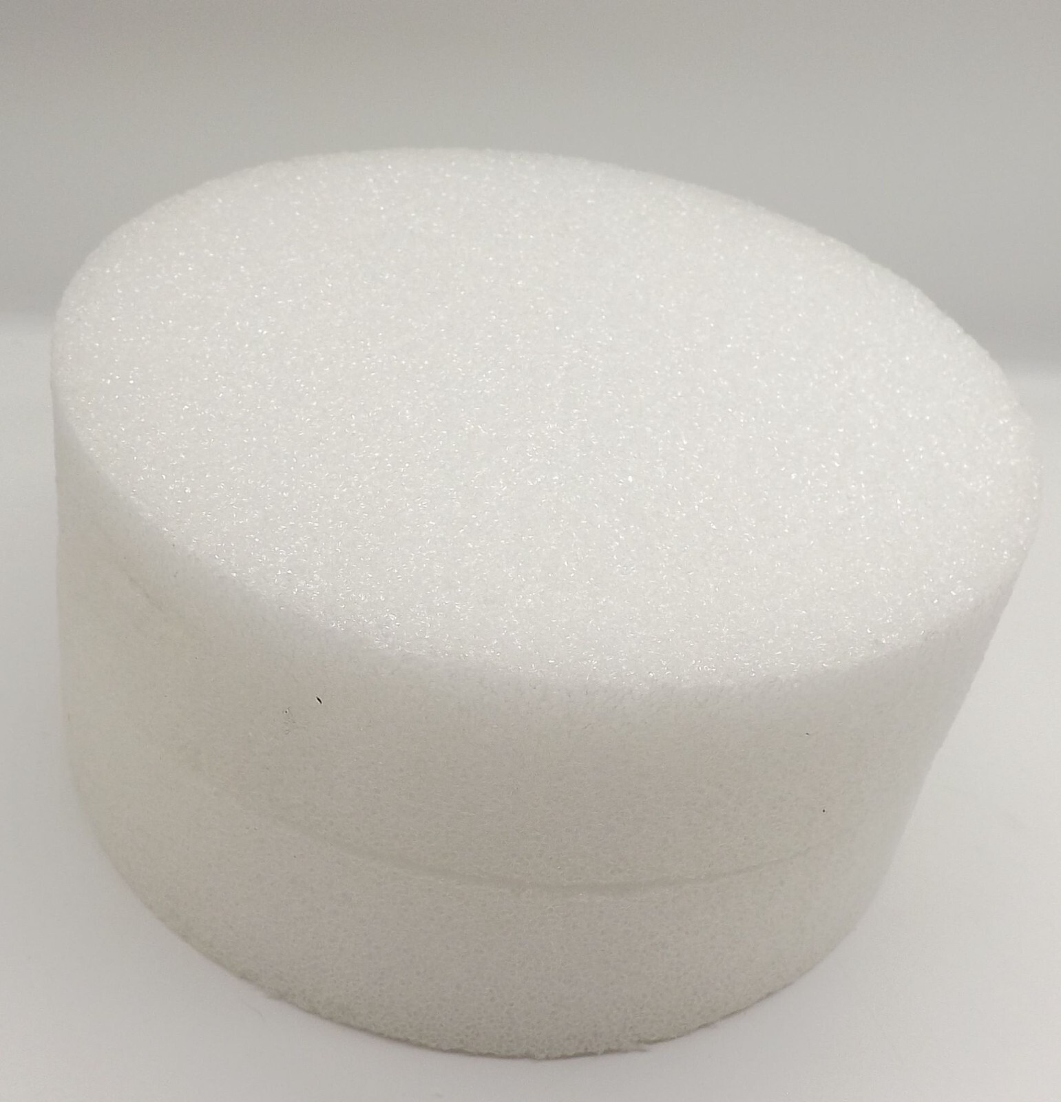 White Floral Styrofoam Foam Circle Disc Cake Home Wedding Decor 8 x 4" eBay