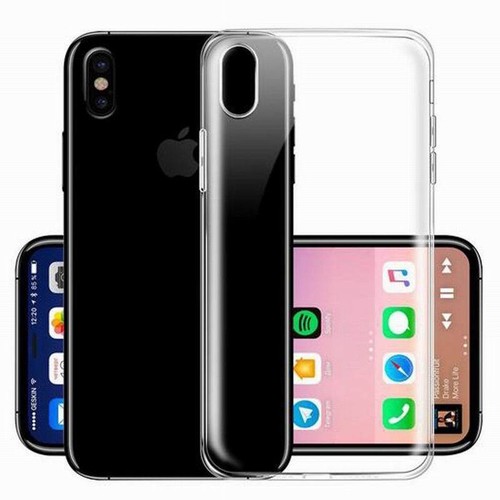 Funda protectora de plástico duro transparente para Apple iPhone Xs Max 8 7 6s - Imagen 13 de 13