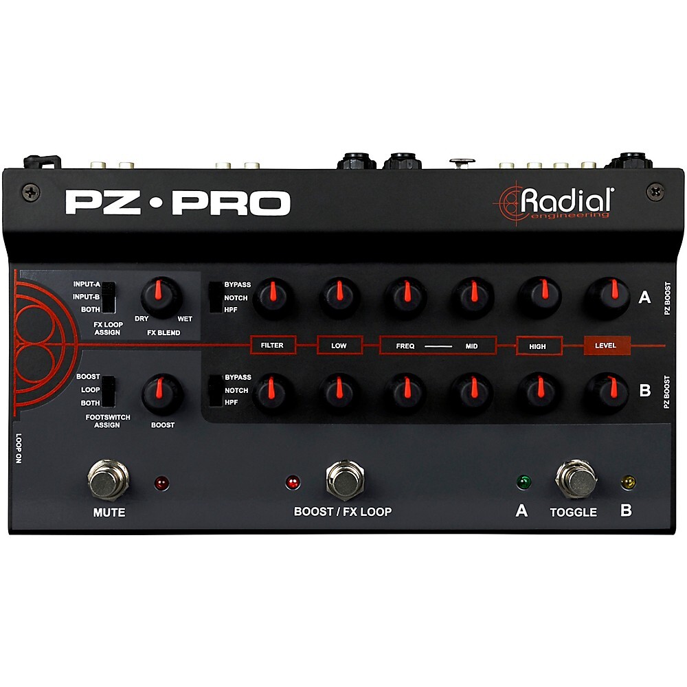 2-канальный акустический инструментальный предусилитель Radial Engineering PZ-Pro