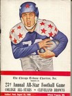 23rd Annual College All Star Ncaa Football Game Program-8/10/1956-Browns- Vg