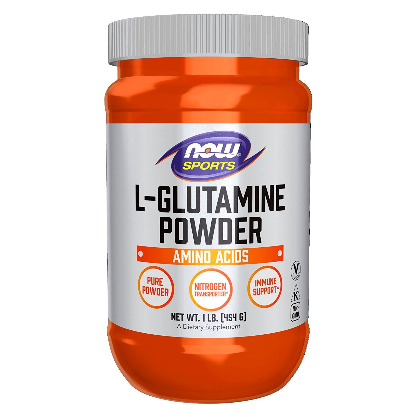 Порошок L-глютамина NOW FOODS, 1 фунт
