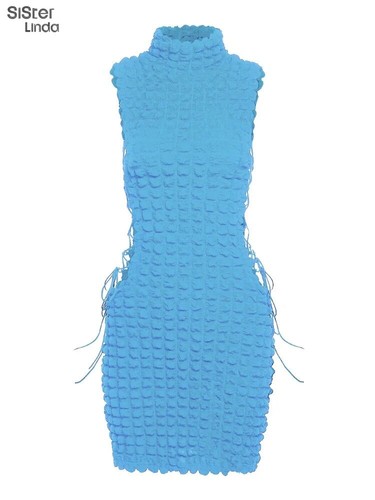 European  and  American  Bubble New Sexy Lace Hollow Wrapped Hip Skirt - Picture 6 of 22