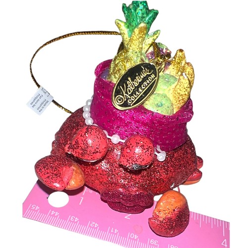 Colección Katherines Adorno Carmen Rojo Cangrejo Glamour Brillo Labios Carmen Miranda - Imagen 16 de 18