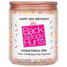 20th Birthday Decorations Gifts For Her Him Happy 20th Birthday Candle Gift F...