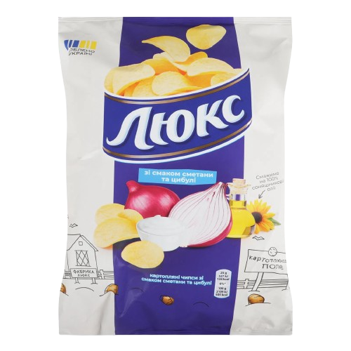 Lux Kartoffelchips verschiedene Geschmacksrichtungen Ukrainisch Чипсы Чіпси Люкс 125 g / 4,4 oz - Bild 4 von 9